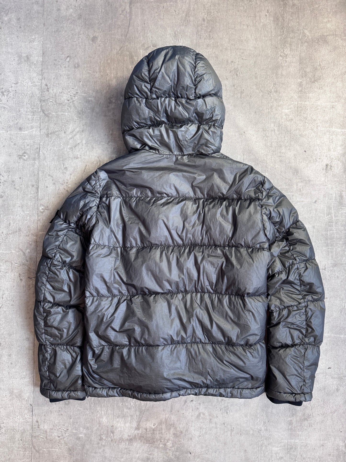 A/W 2011 Stone Island Grey Garment Dyed Down Puffer