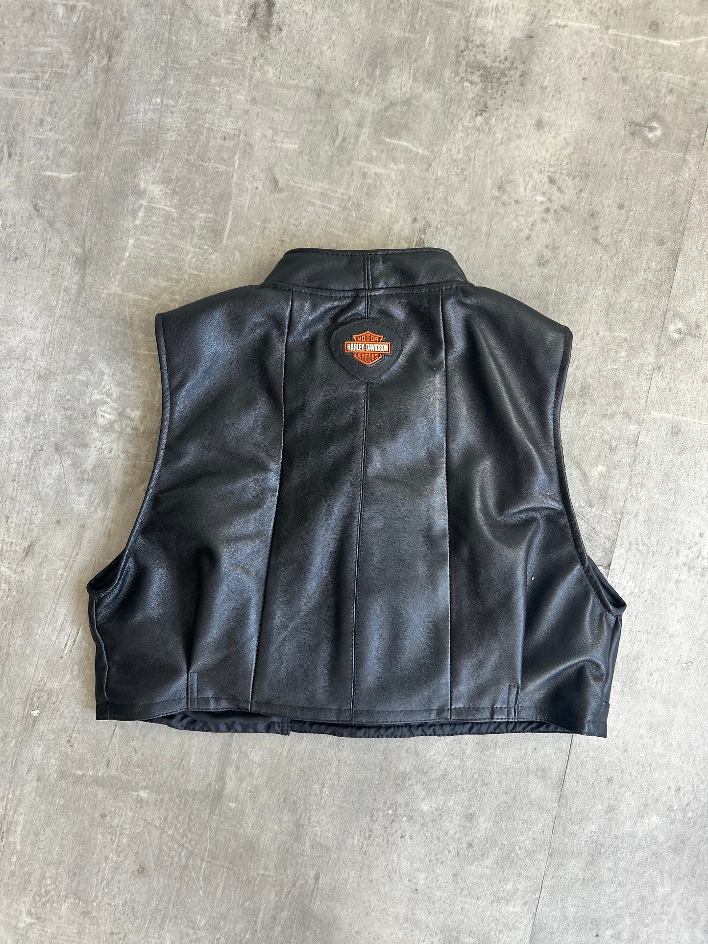 VT Rework : Harley Davidson Reworked Leather Vest