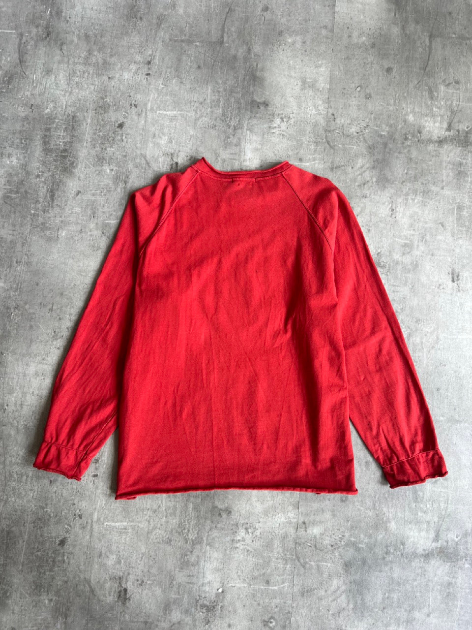 S/S 1996 Stone Island Red Spellout Sweater