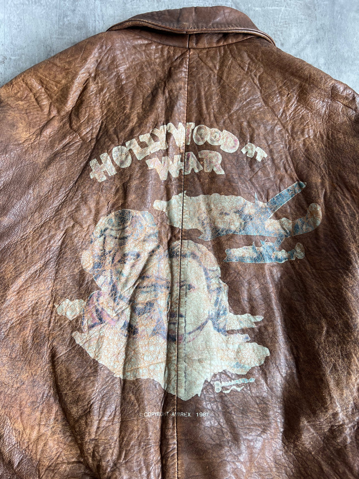 Avirex A-2 Soft Leather Bomber Jacket