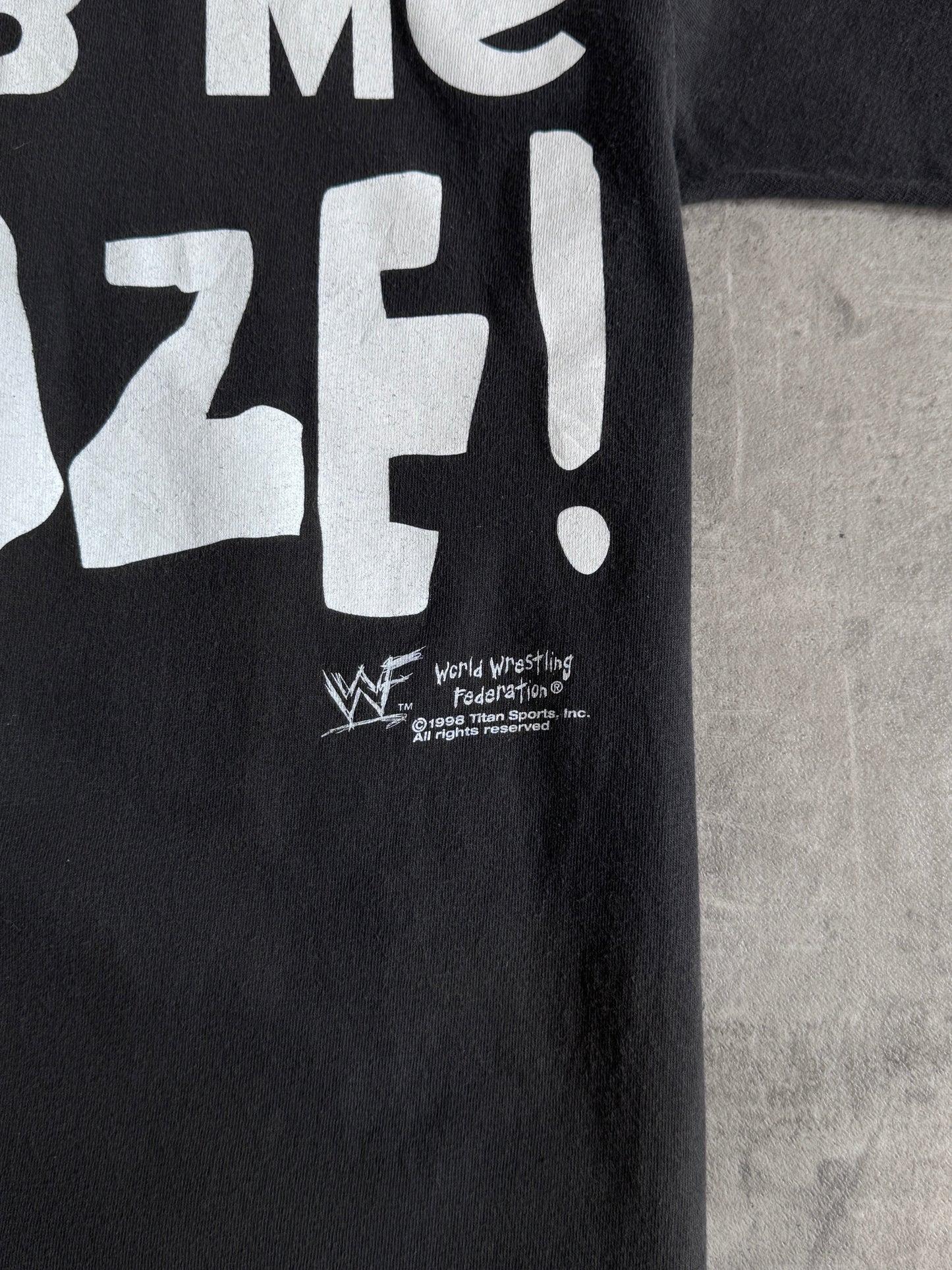 1995 W.W.F Sable "Bomb Me Pleaze" Single Stitch Graphic Tee
