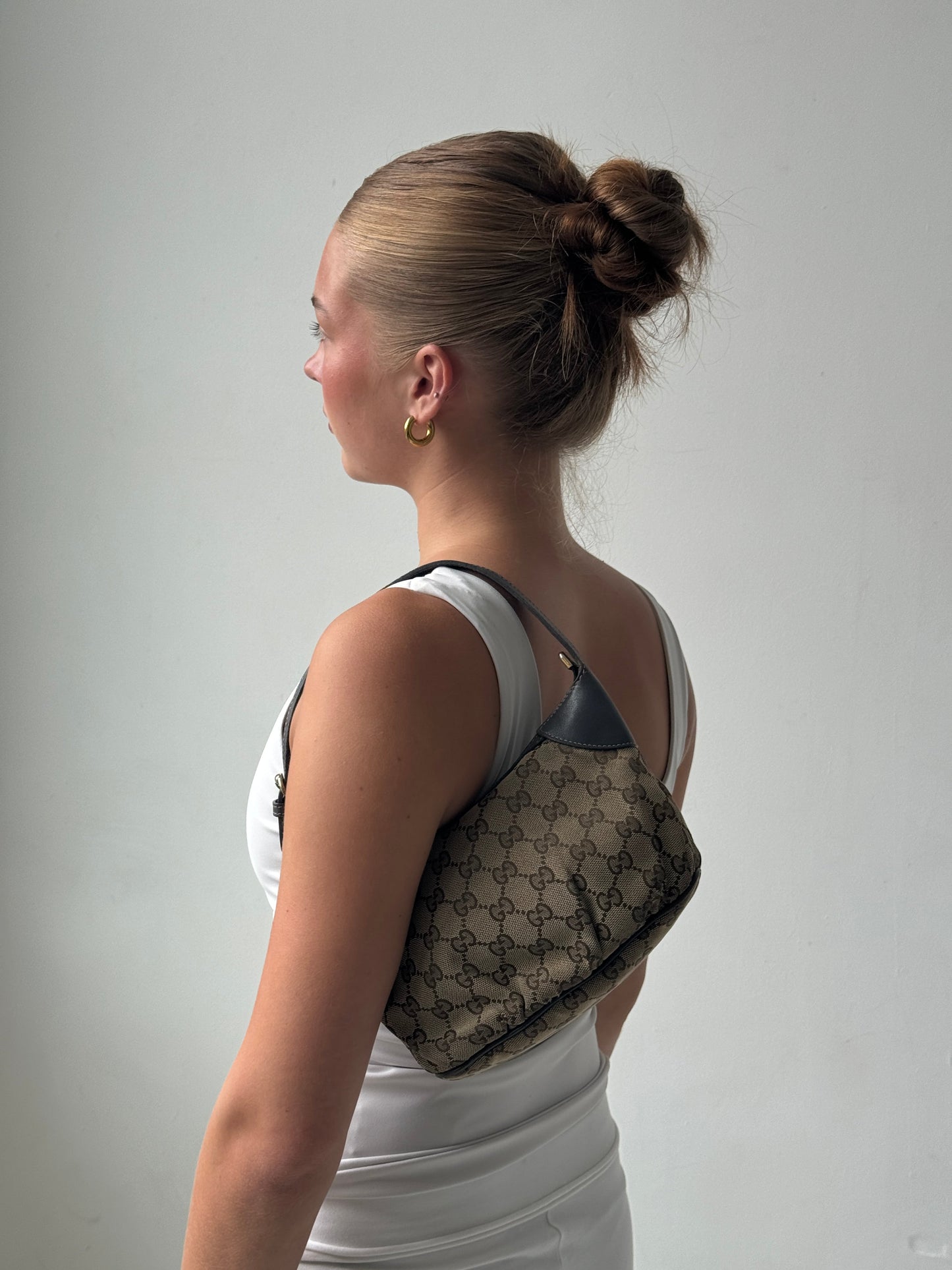 90s Gucci Monogram Mini Shoulder Bag | O/S, Multicoloured