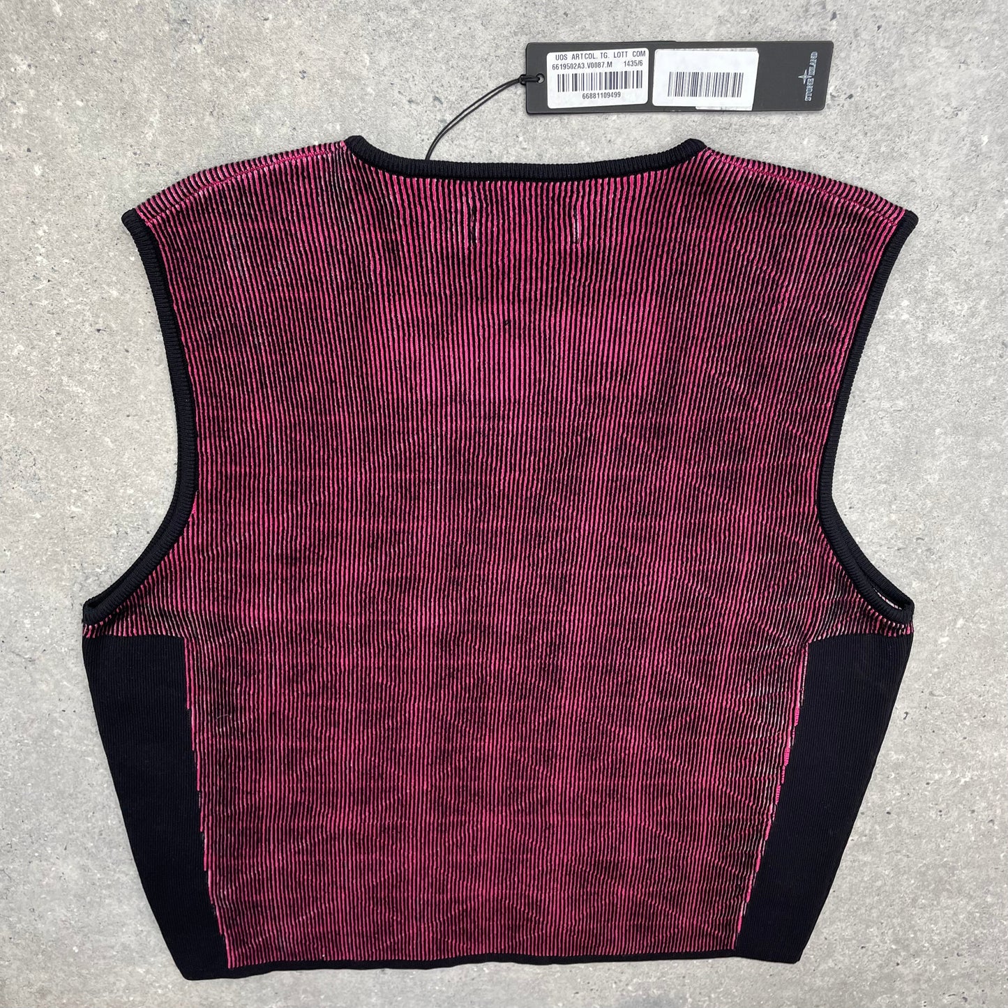 Stone Island Shadow Project Fine Knit Gilet Vest | Small, Black