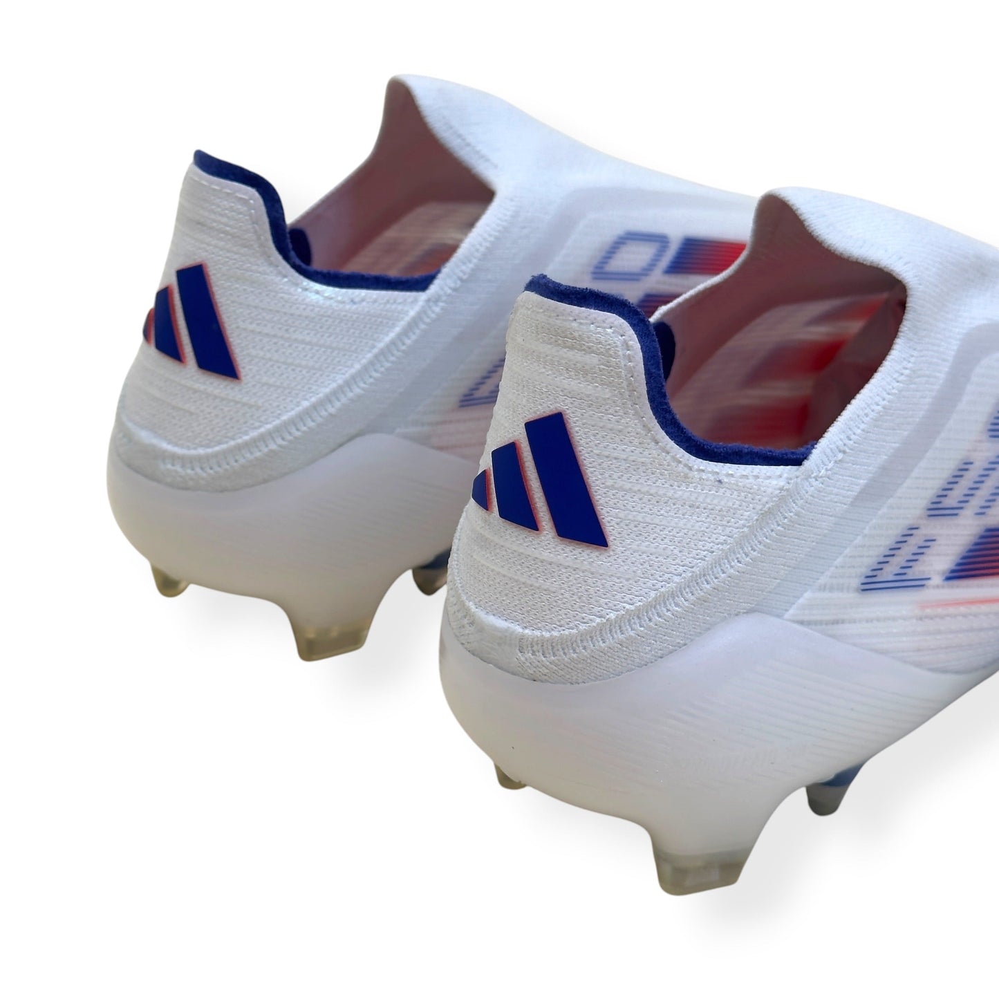 ADIDAS F50 ELITE LL FG FOOTBALL BOOTS WHITE / RED / BLUE UK10.5 | UK 10.5, Multicoloured