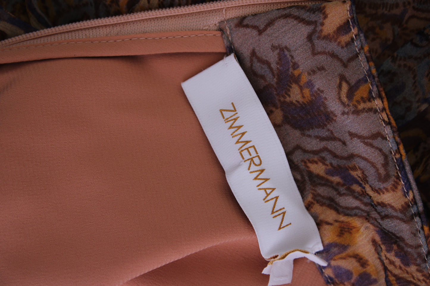 Zimmermann Silk High Neck Paisley Print Dress Multi 1 | O/S, TBD