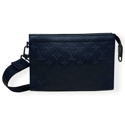 LOUIS VUITTON GASTON SHADOW MONOGRAM WEARABLE BAG BLACK S | O/S, Black