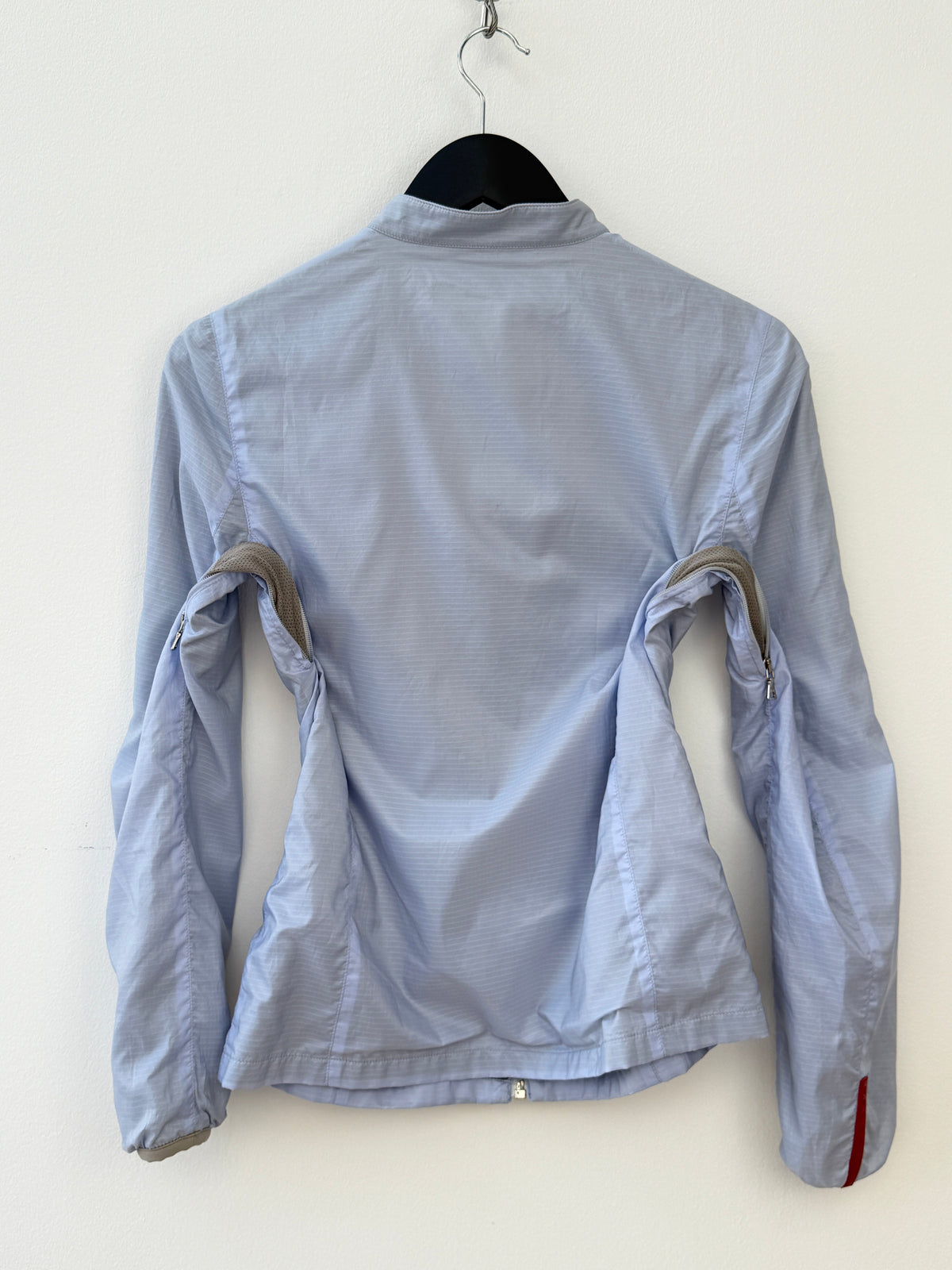 Prada Sport Baby Blue 00s Ripstop Biker Jacket | Small, Blue