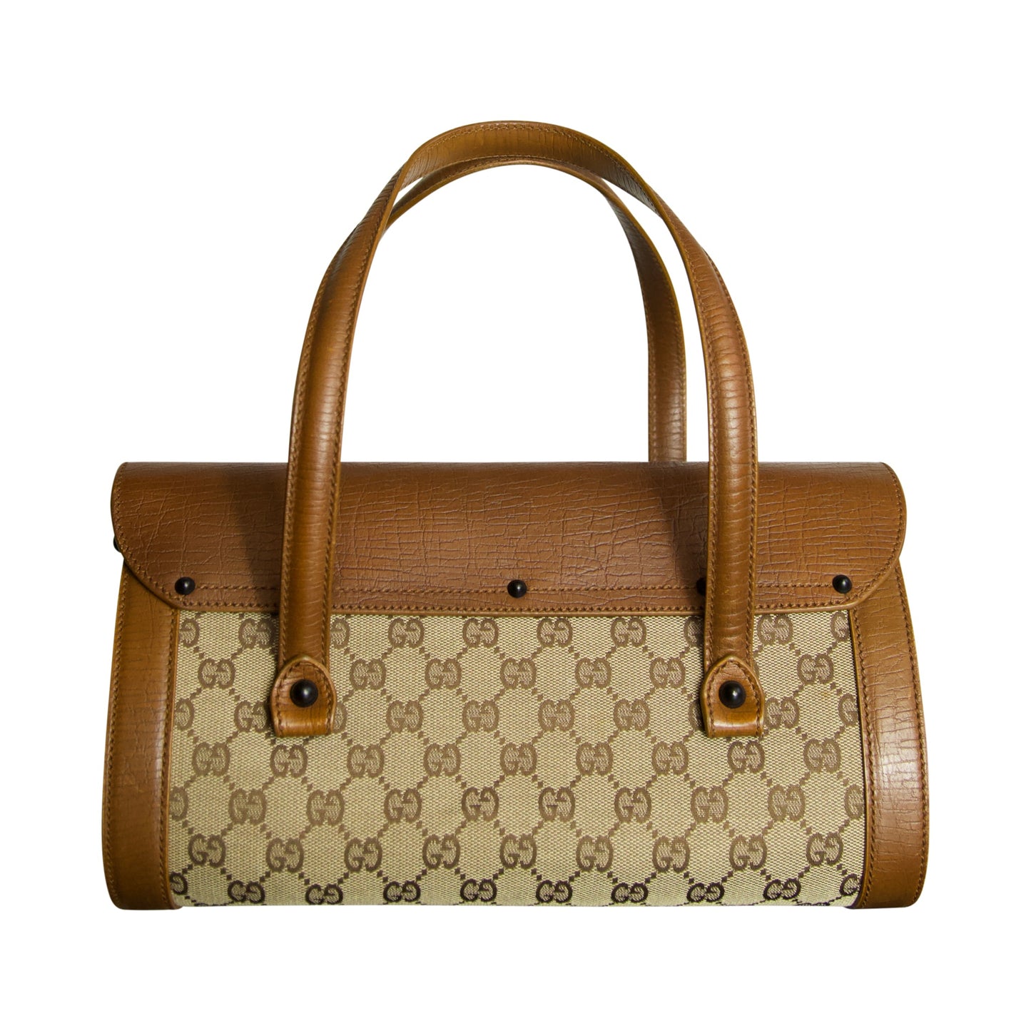 Gucci Supreme Bamboo Monogram Bullet Bag