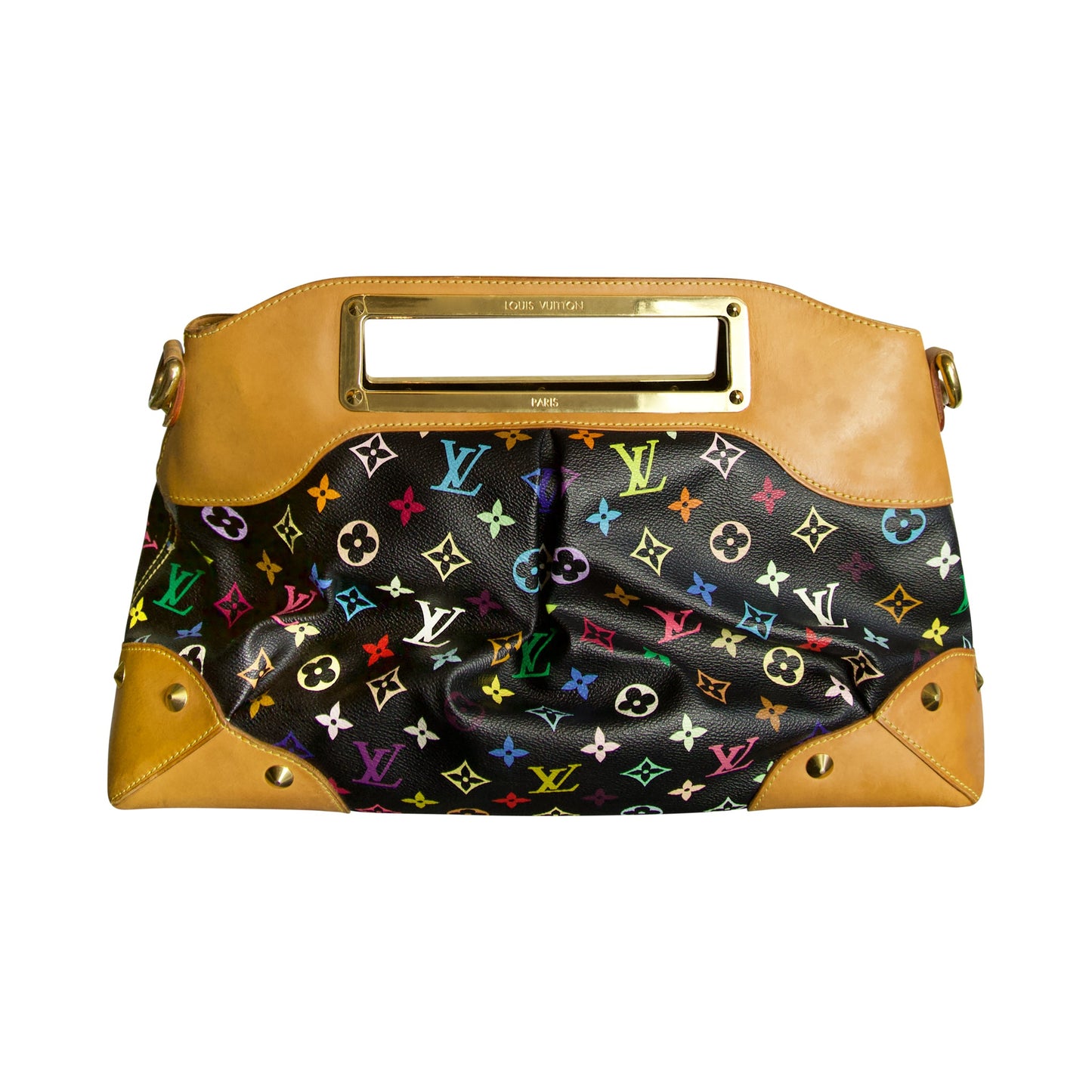 Louis Vuitton x Takashi Murakami 2009 Multicolour Monogram Judy MM Shoulder Bag