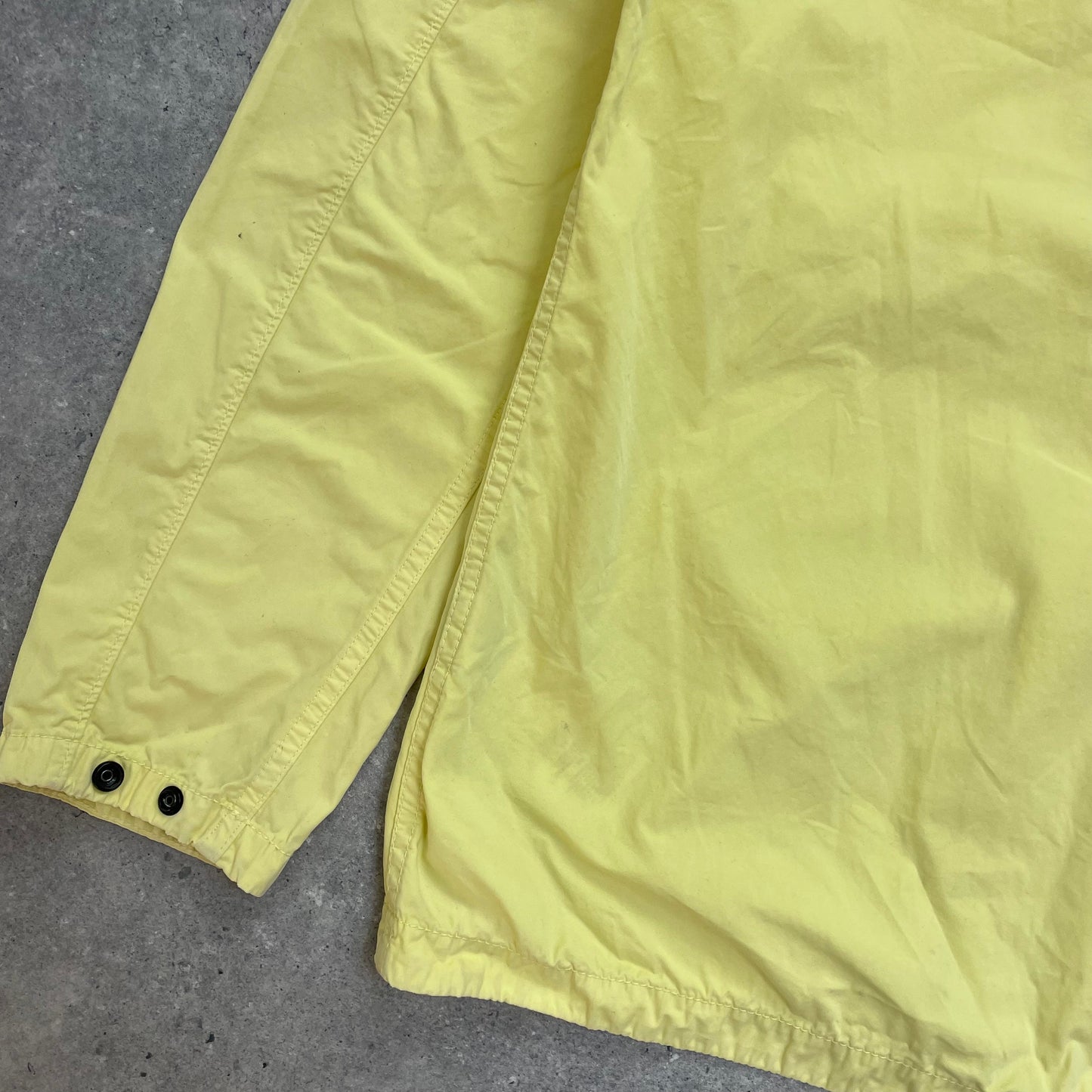 Stone Island Yellow Zip-Through Overshirt | Large, Multicoloured