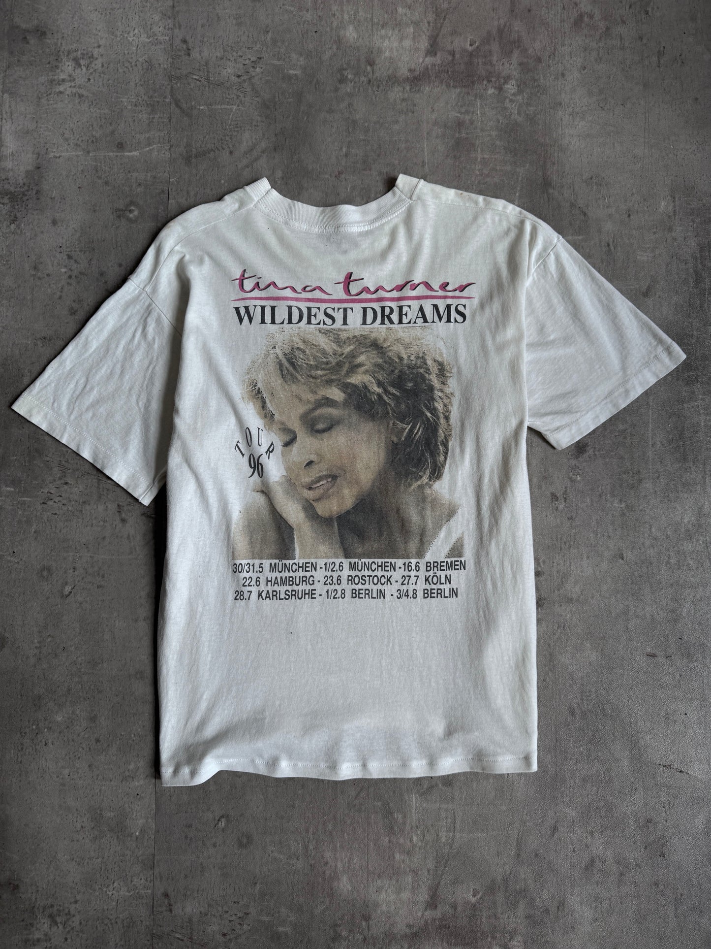 1996 Tina Turner Wildest Dreams Germany Tour Graphic Tee