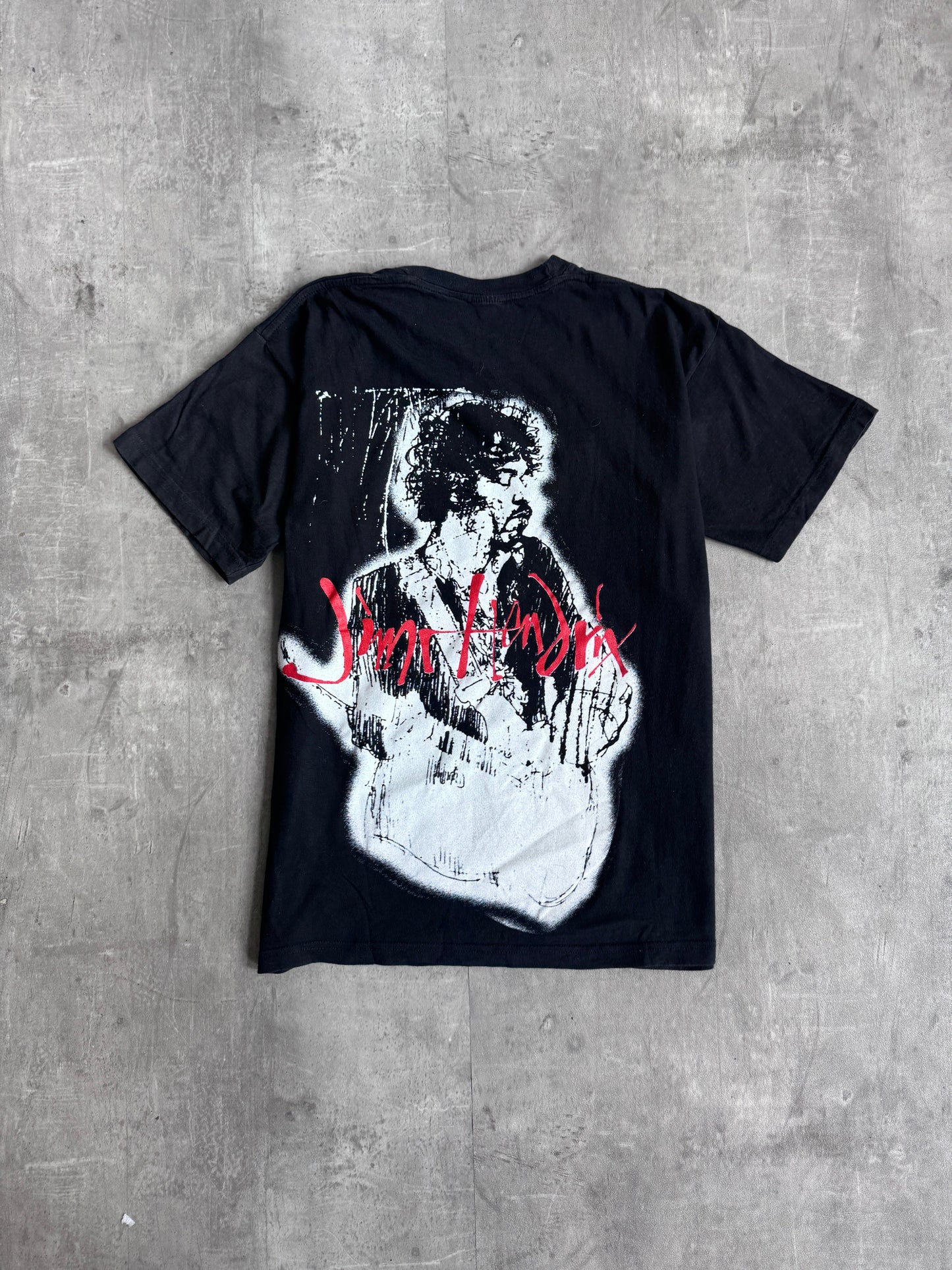 1990s Jimi Hendrix Black Collage Graphic Tee
