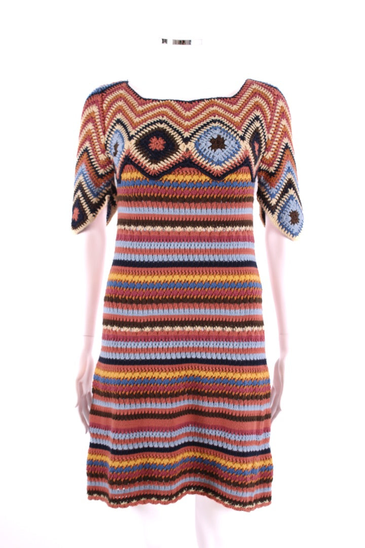 See By Chloé Women's Crochet Knit Sheath Dress