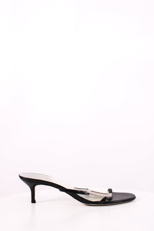 Dolce & Gabbana Vintage Logo Detail Heels Black 38 | O/S, Black