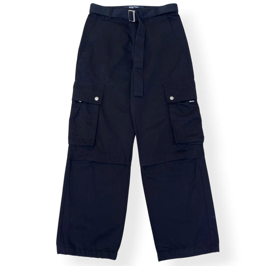 JACQUEMUS LA CASA BELTED CARGO TROUSERS BLACK 46 / S | Small, Black