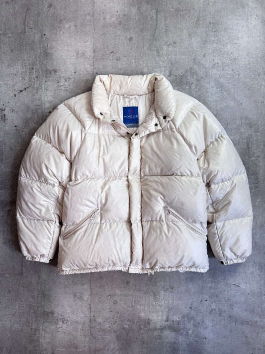 1990s Moncler Grenoble Cream Puffer Jacket