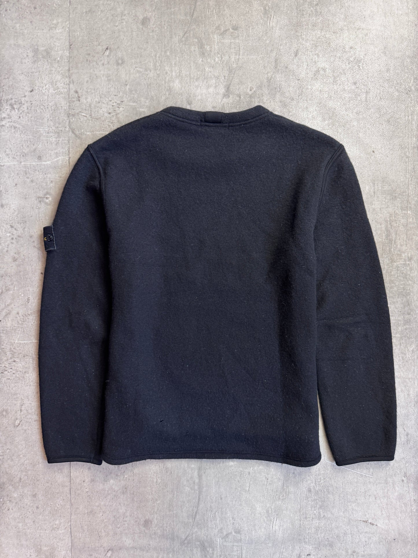 A/W 2002 Stone Island Black Fleece Lined Sweater