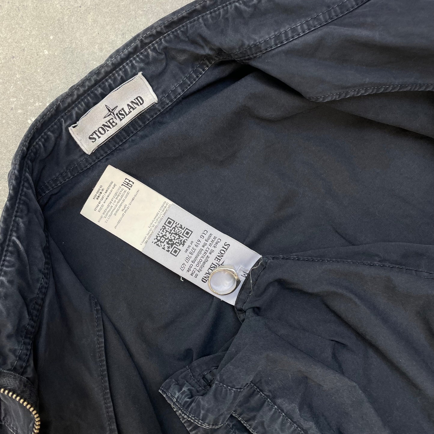 Stone Island Navy Overshirt Jacket | Medium, Navy