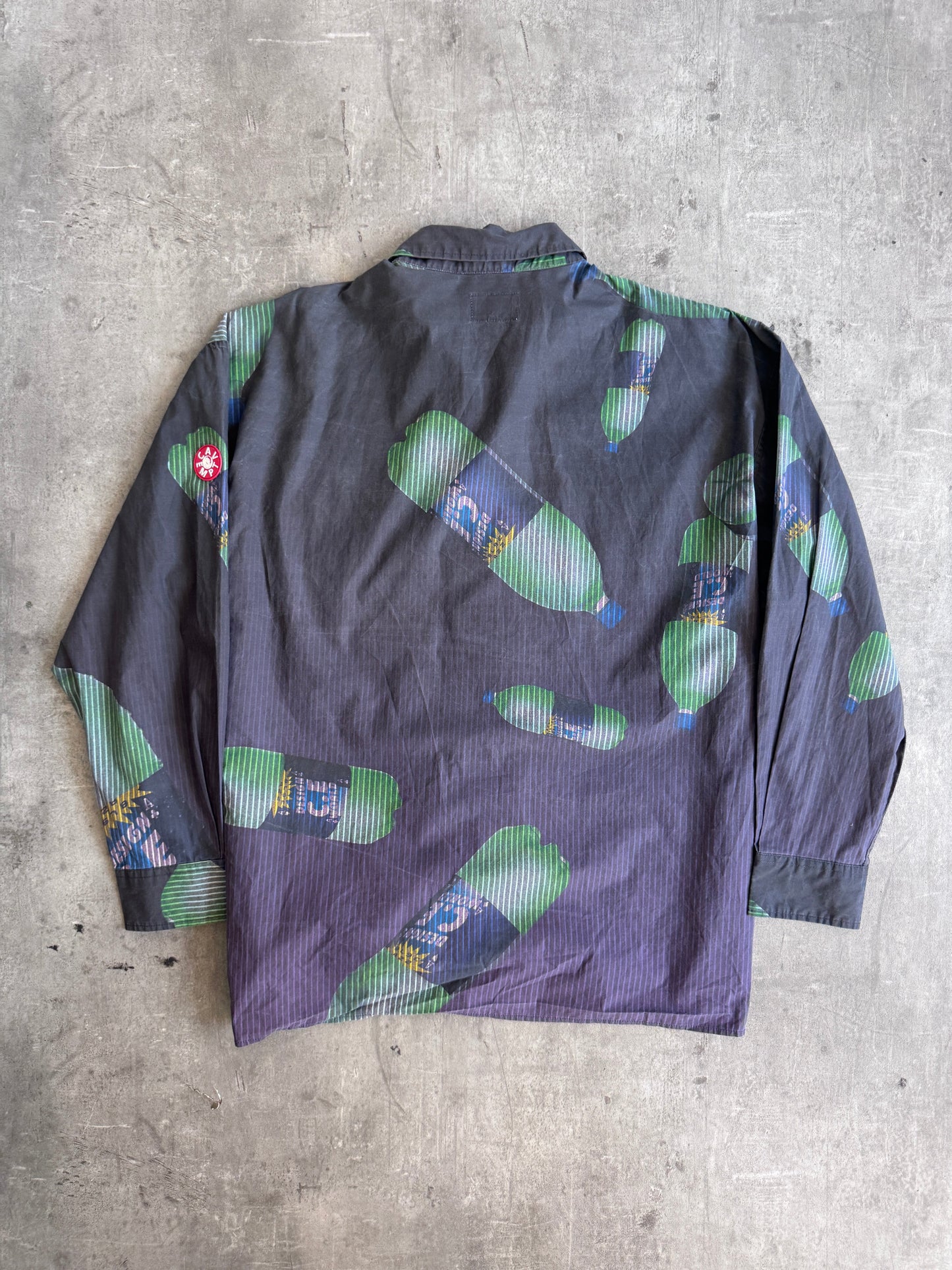 Cav Empt Energy Big Oversized Cotton Shirt | Extra Large, Multicoloured