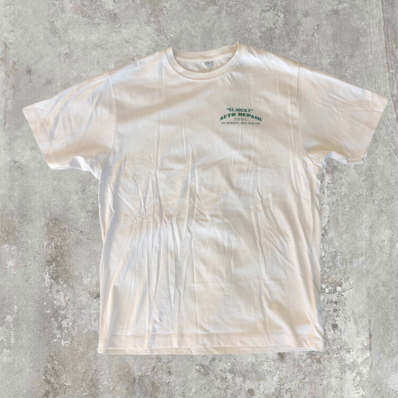 ‘Fix yourself, then your car’ T-shirt | Default Title, White
