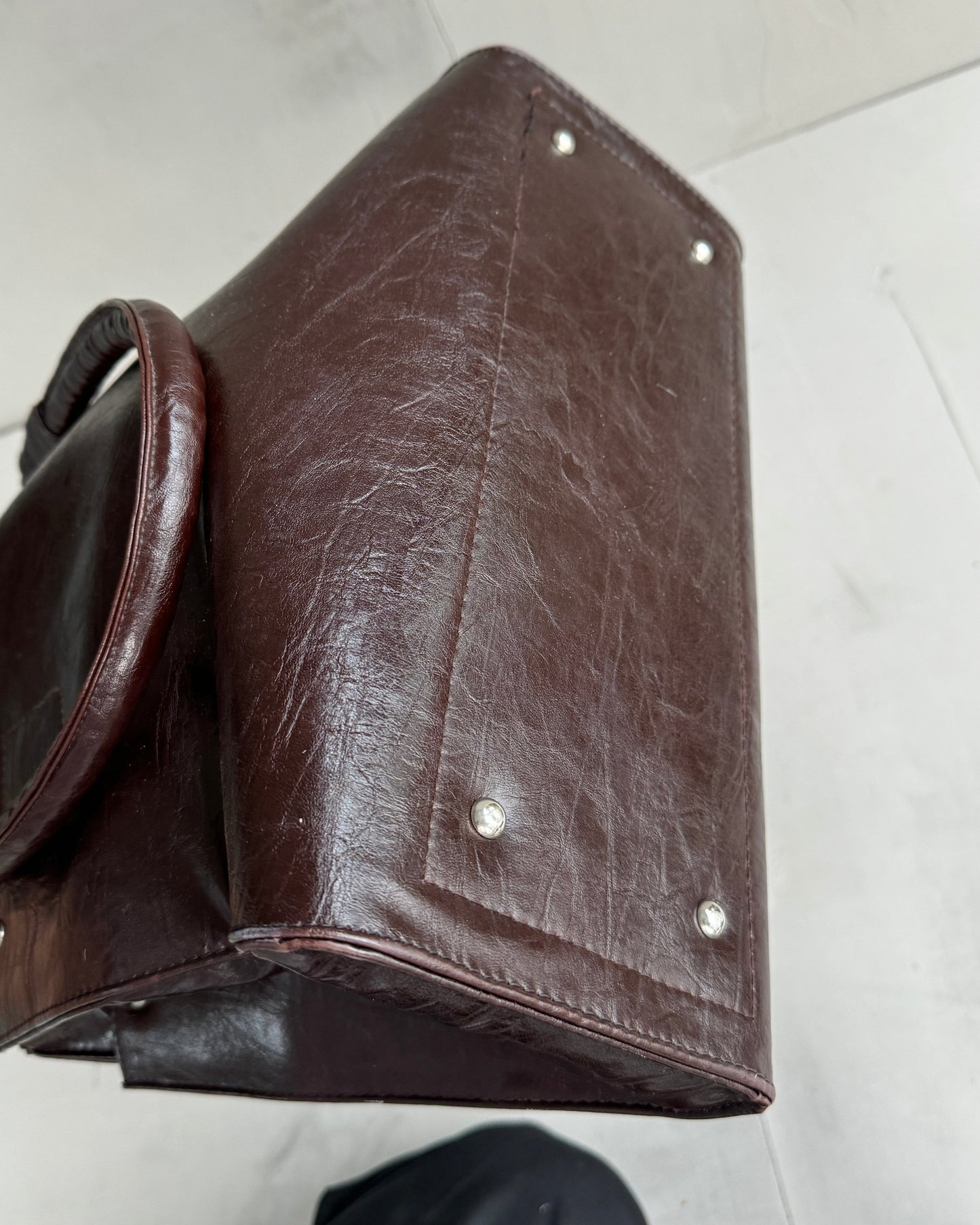 CHLOE 2000'S LEATHER TOTE SHOULDER BAG | O/S, Brown
