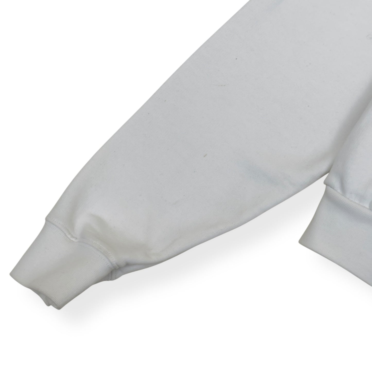 OFF-WHITE ZIP-UP CROPPED HOODIE WHITE S | Small, White