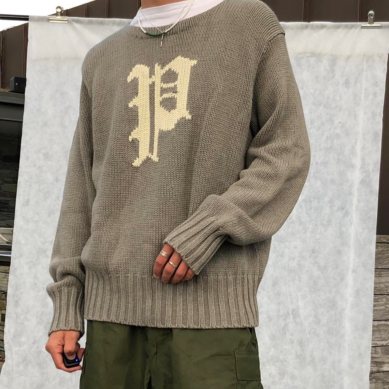 Chunky Knit Jumper / Sweater by Polo Ralph Lauren | Default Title, Grey