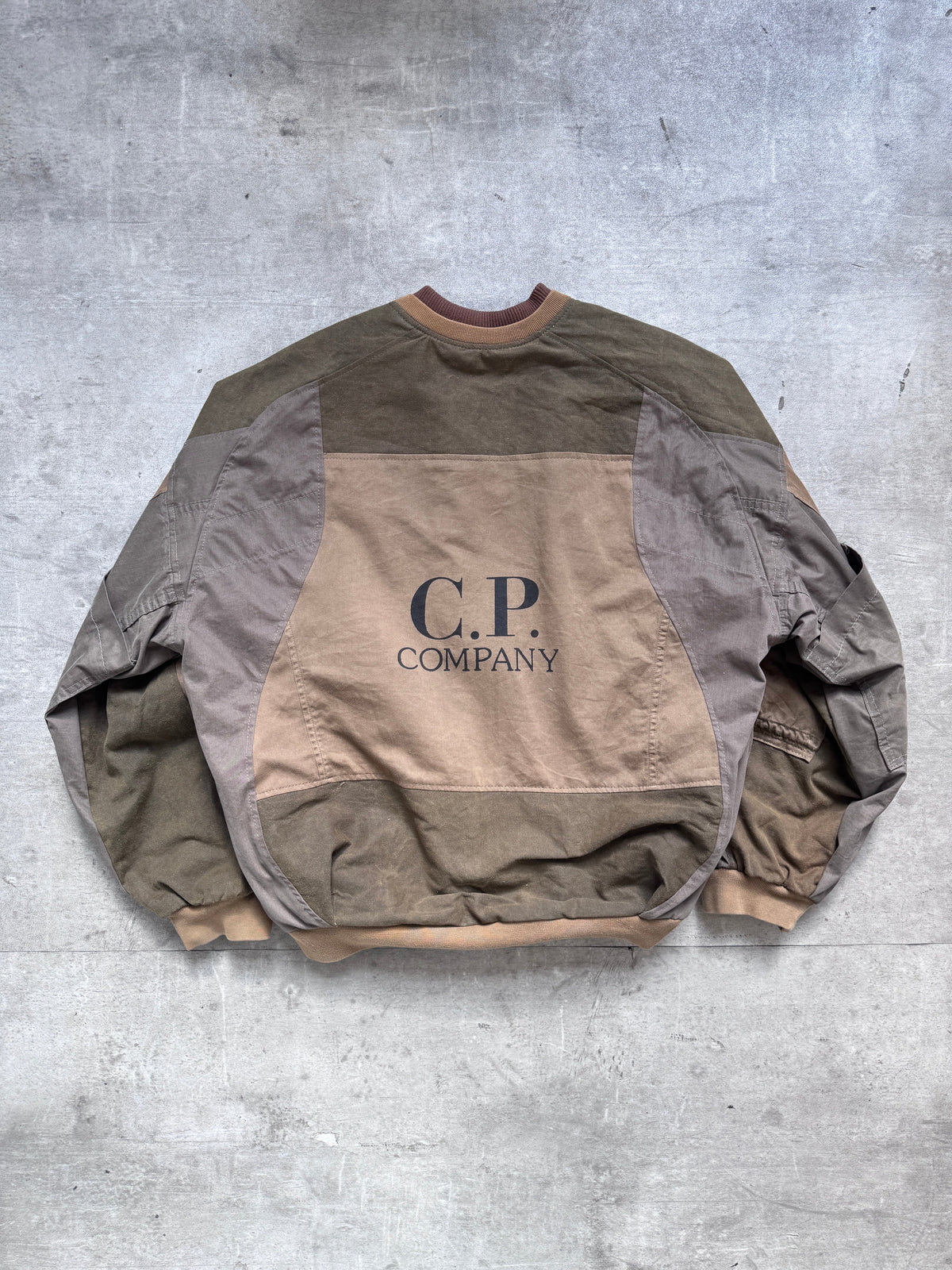 VT Rework: C.P. Company Waxed Cotton Utility Blouson | Medium, Multicoloured