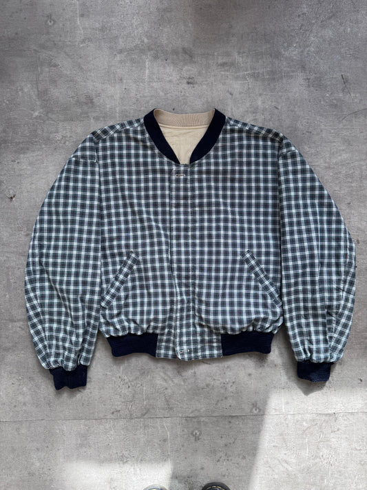 1980's Emporio Armani Plaid Check Reversible Blouson (Sold As Seen) | Medium, Multicoloured