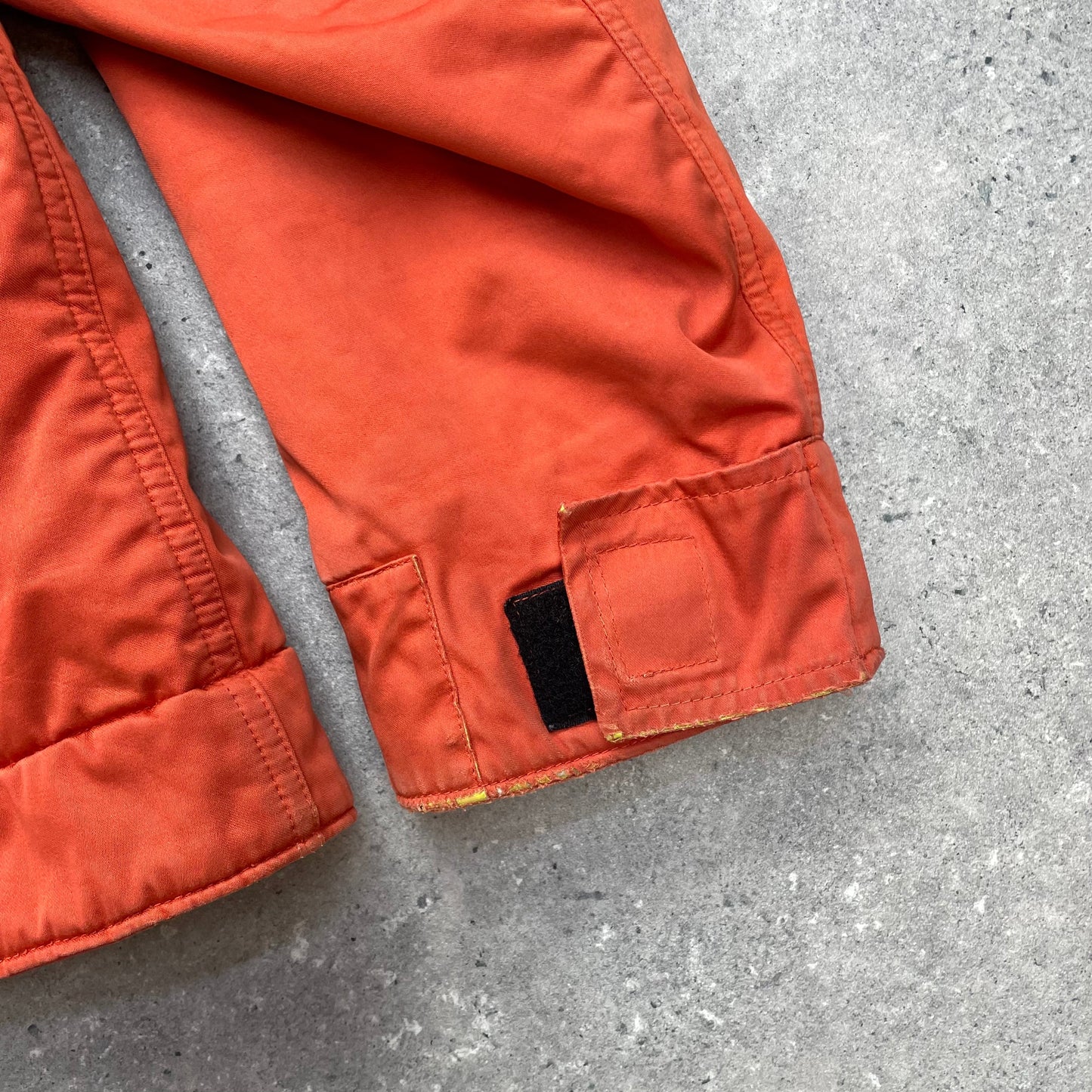 Stone Island Orange Raso Gommato Adjustable Hooded Jacket AW10 | X-Large, Multicoloured