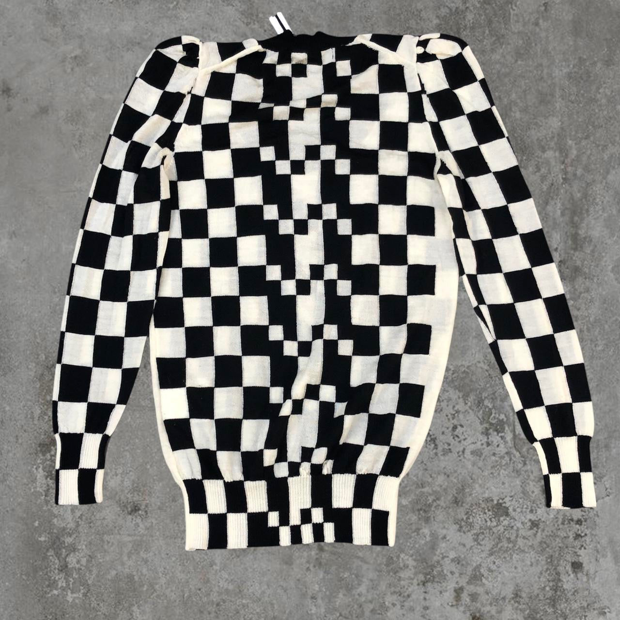 Junya Watanabe Comme Des Garcons Wool Check Jumper | Default Title, Multicoloured