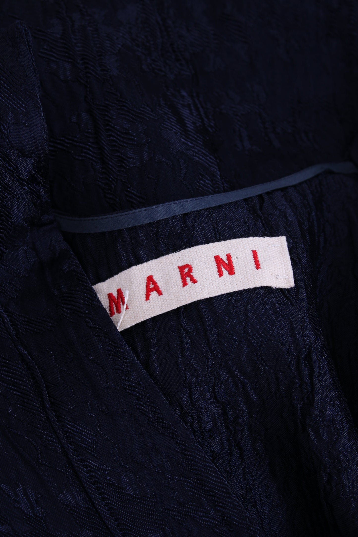 Marni S/S V Neck Dress Navy 12 | O/S, Navy