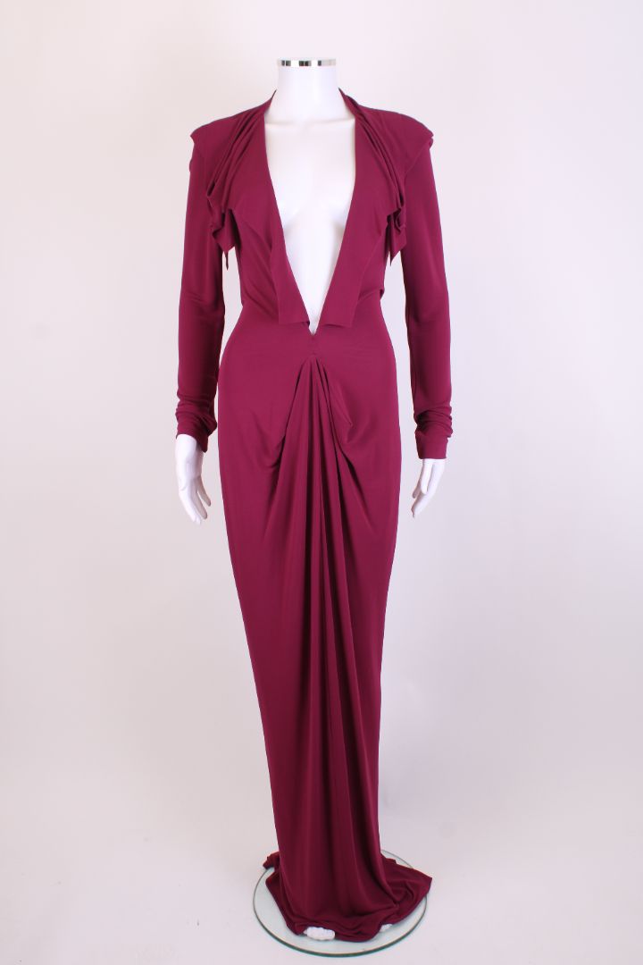 Roland Mouret Evening Dress Burgundy 10 Roland Mouret Evening Dress Burgundy 10