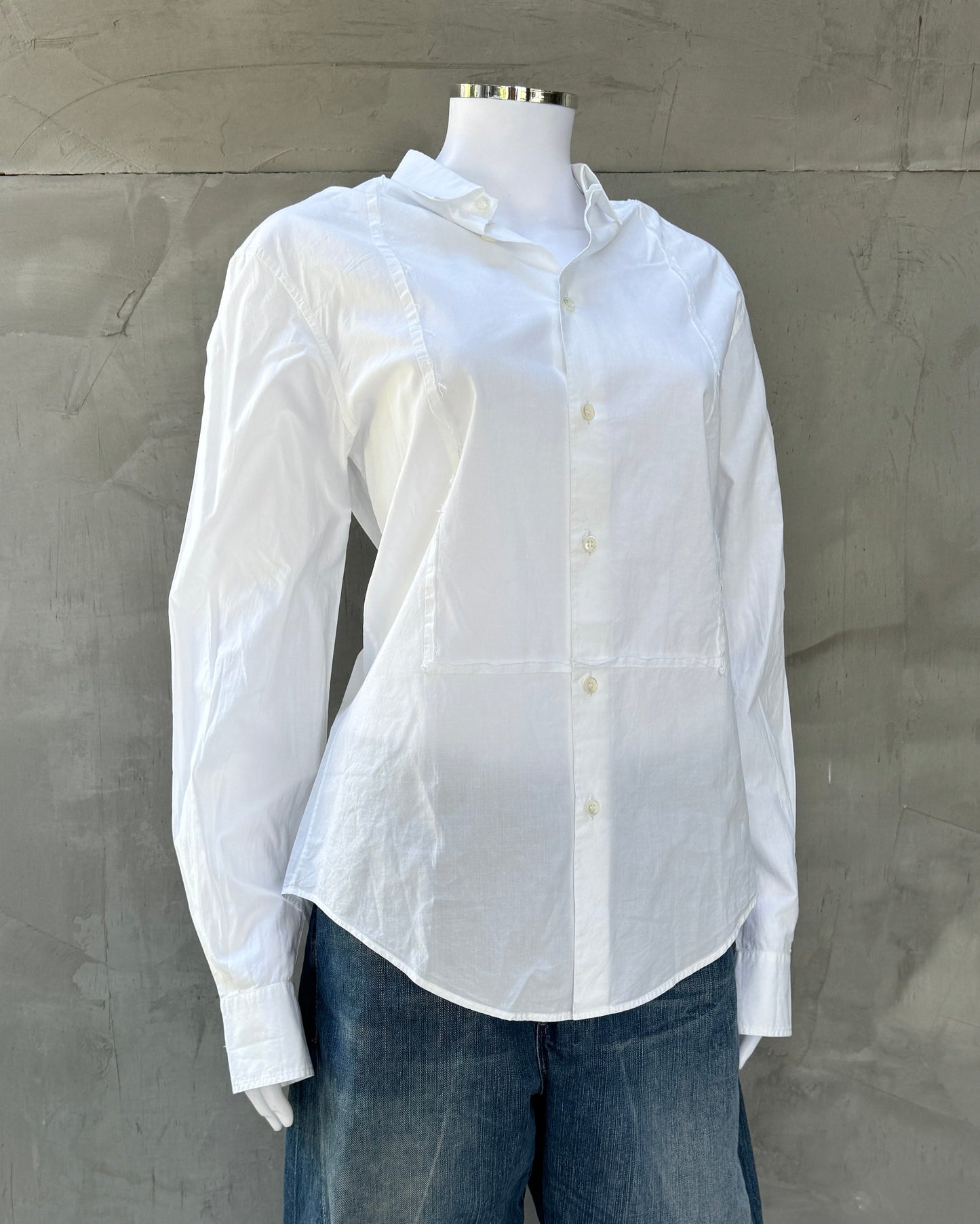 Maison Margiela White Distressed Shirt - S | Small, White