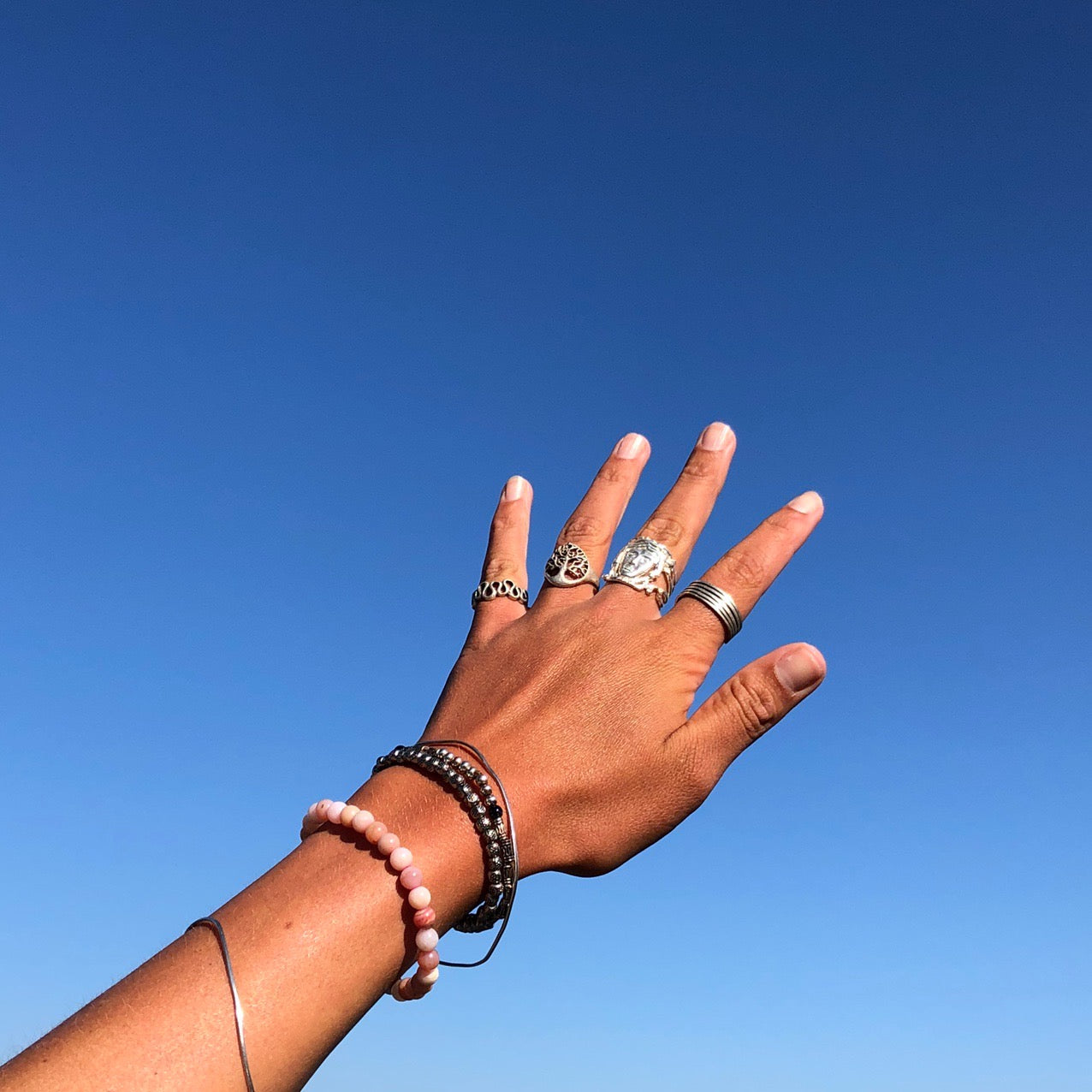 Line Ring | O/S, Silver