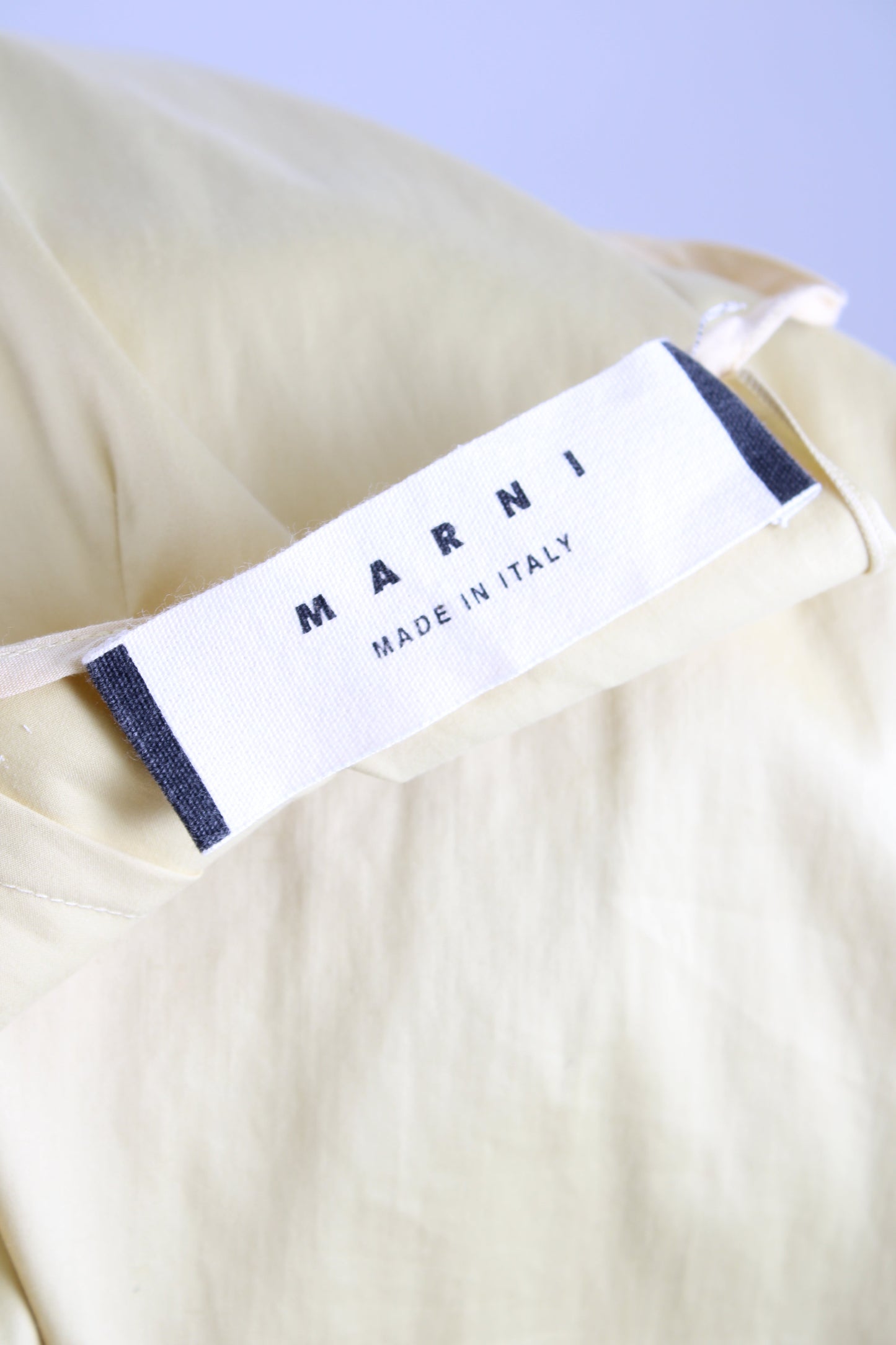 Marni S/S Ruffle Hem Dress Yellow 12 | O/S, Yellow