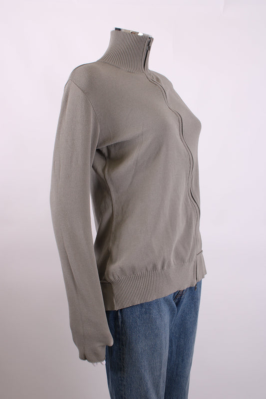 Sarah Pacini Zip Top Taupe One Size | O/S, Taupe