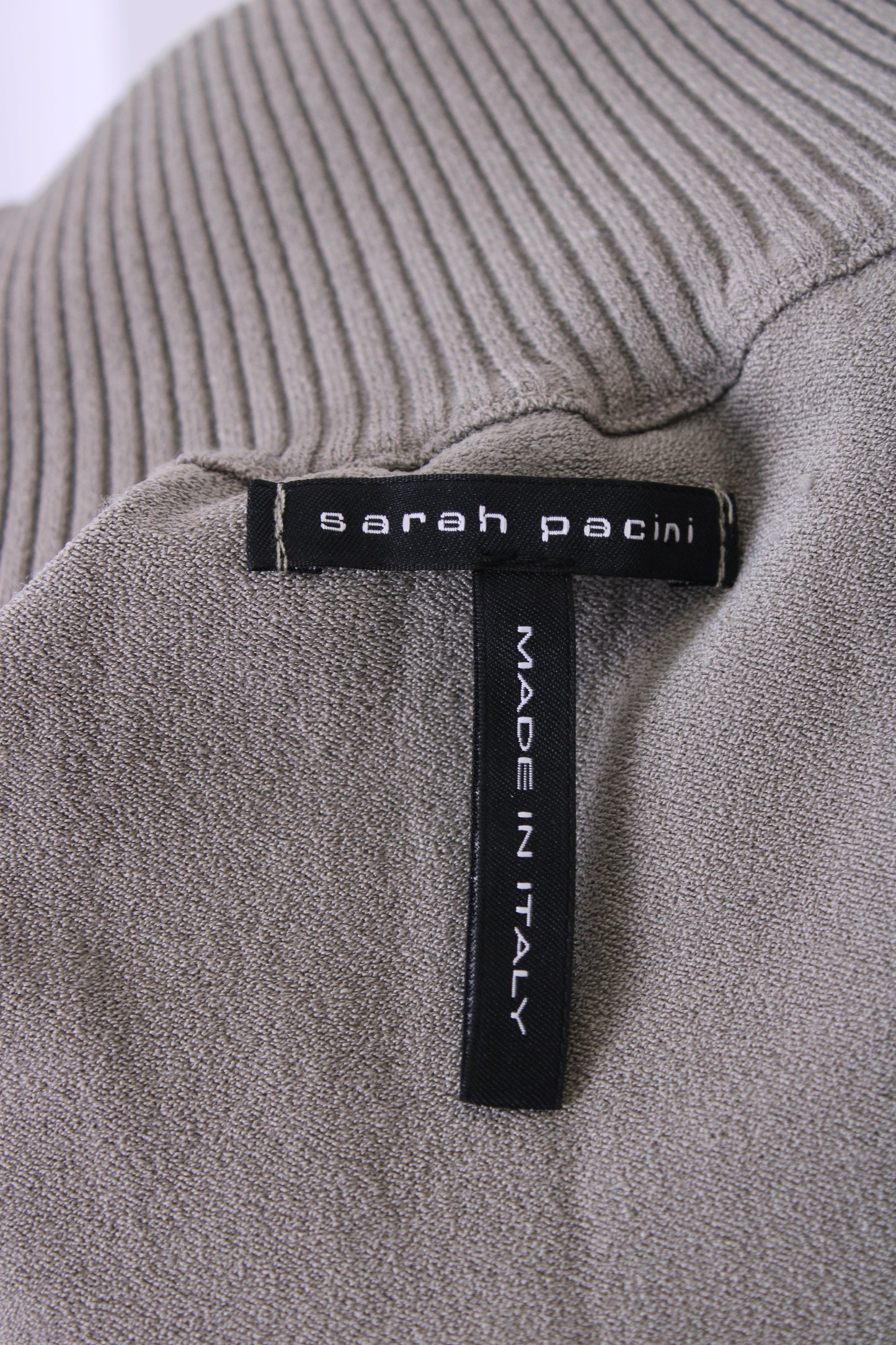 Sarah Pacini Zip Top Taupe One Size | O/S, Taupe