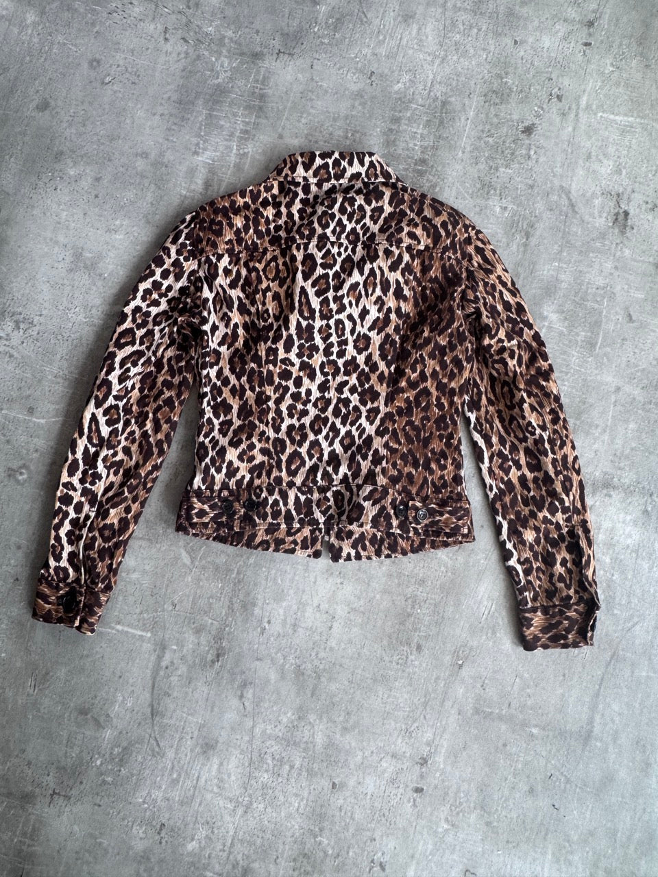 D&G Cotton Cheetah Print Jacket
