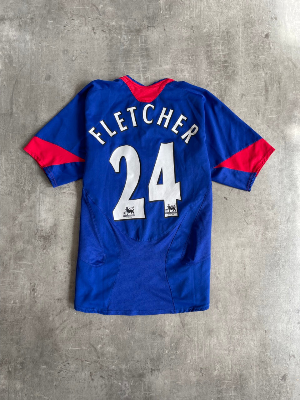 2005/2006 Nike x Manchester Utd "Fletcher 24" Football Shirt