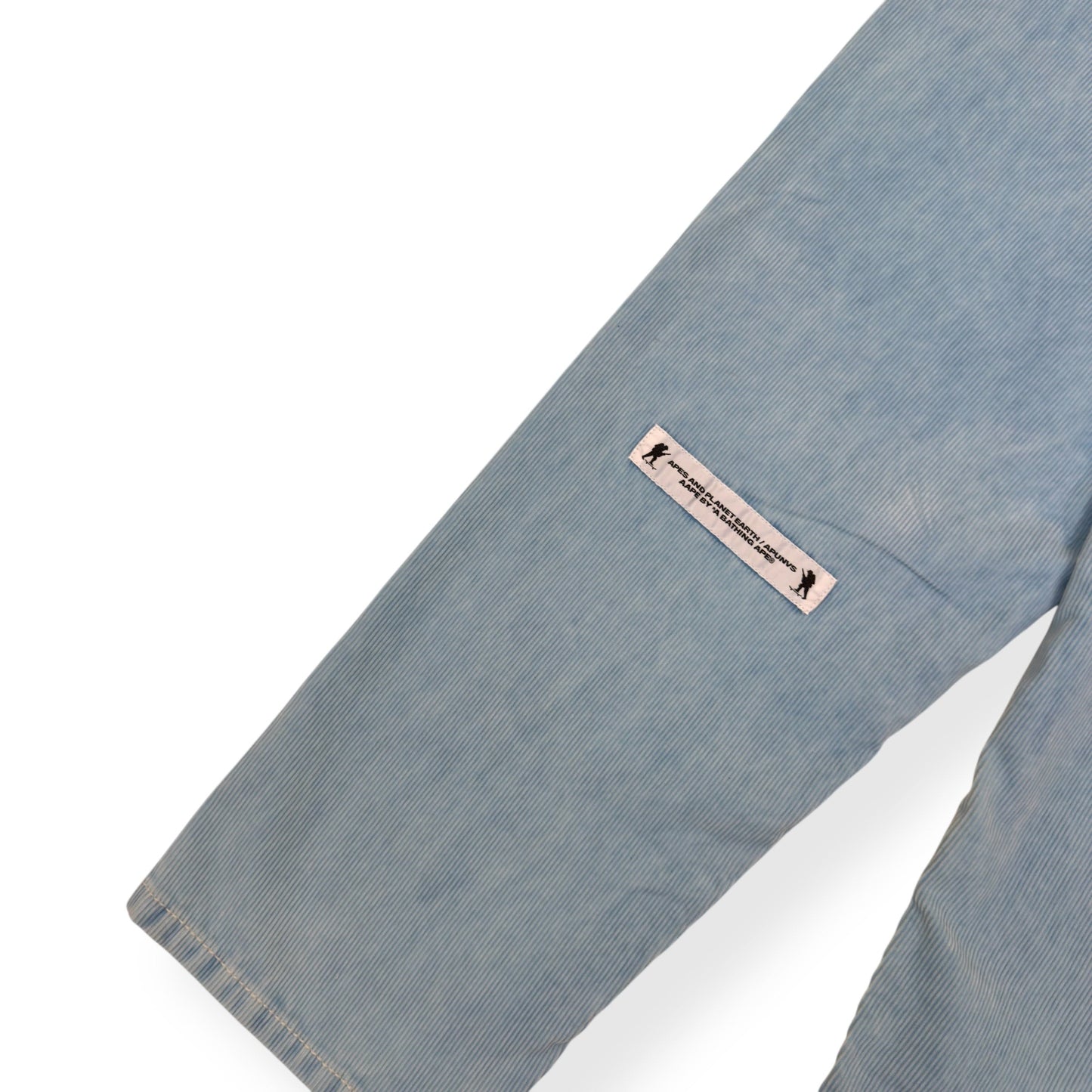 A BATHING APE LOGO-APPLIQUÈ REGULAR JEANS INDIGO BLUE M | Medium, Indigo Blue