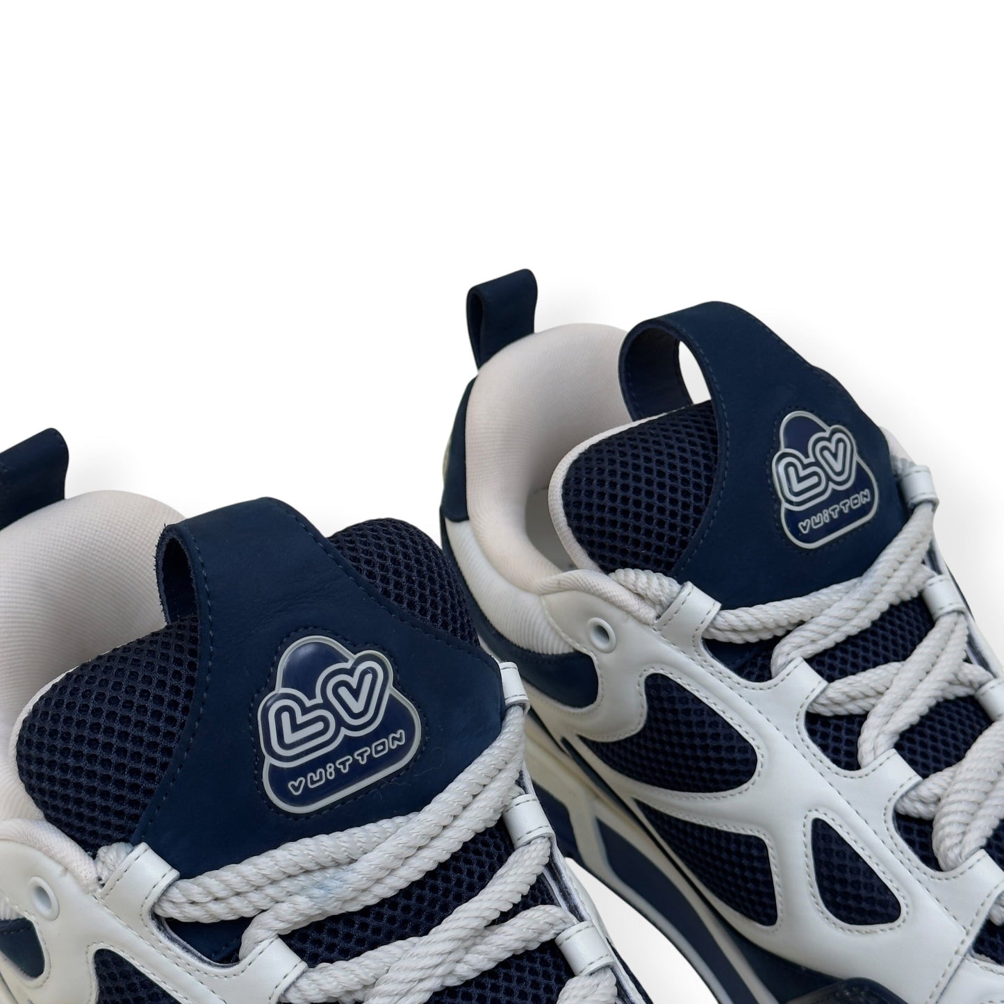 LOUIS VUITTON LV SKATE SNEAKER NAVY / WHITE UK10 | UK 10, Navy