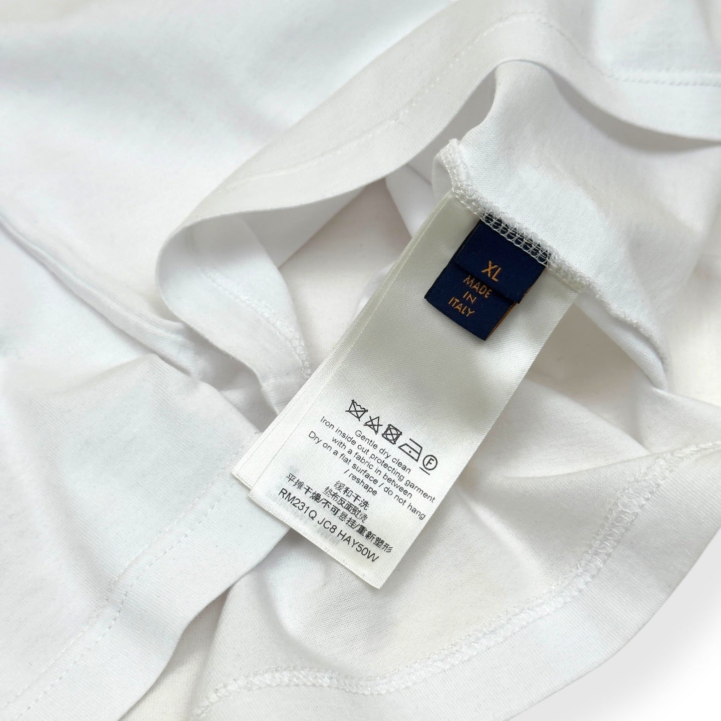 LOUIS VUITTON CLASSIC LOGO T-SHIRT WHITE XL | XL, White