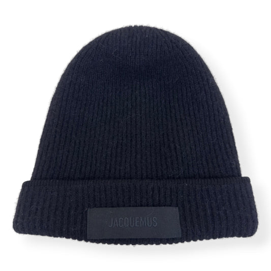 JACQUEMUS ALPACA KNIT BEANIE BLACK O/S | O/S, Black