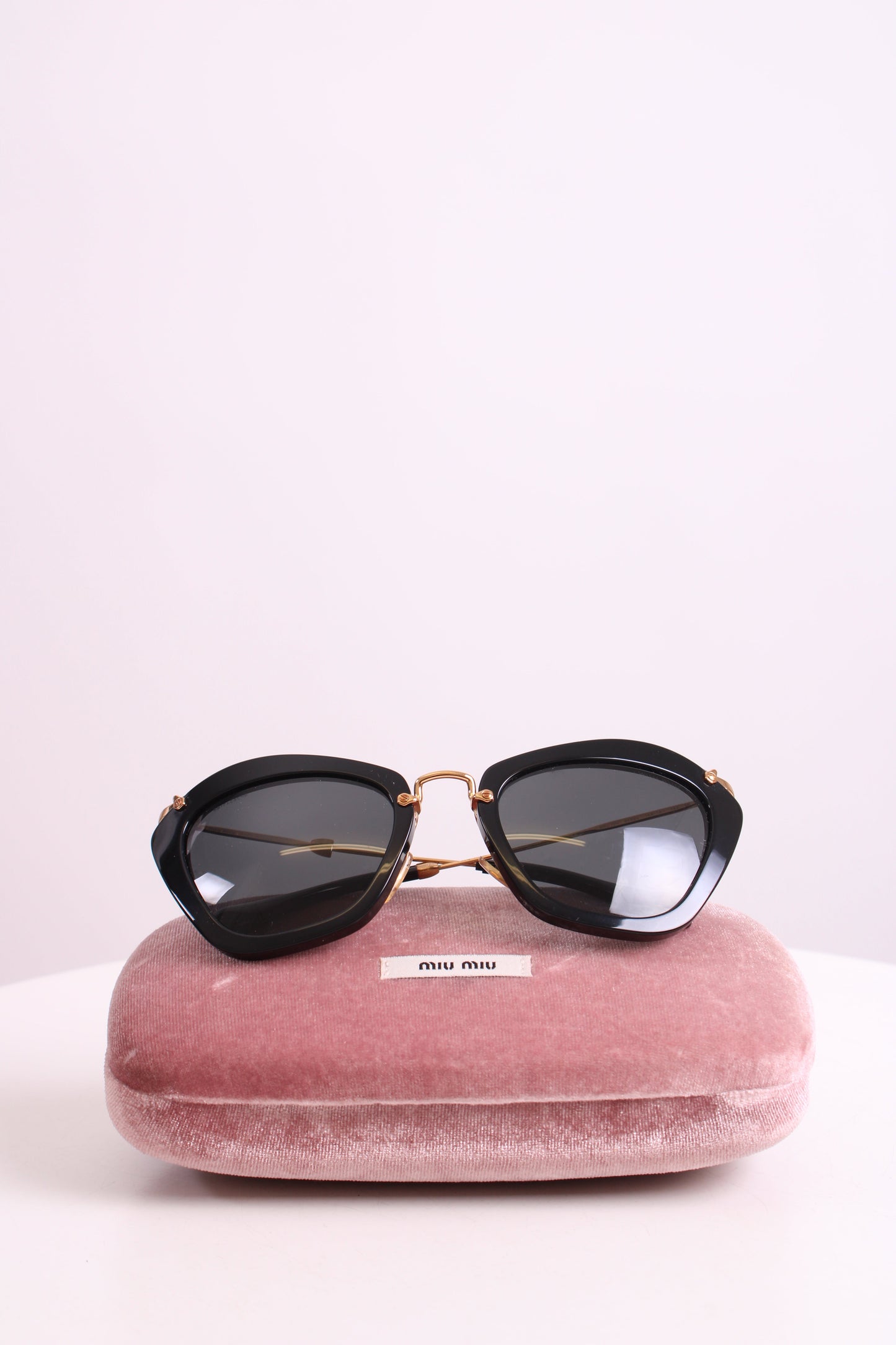 Miu Miu Cat Eye Sunglasses Black | O/S, Black