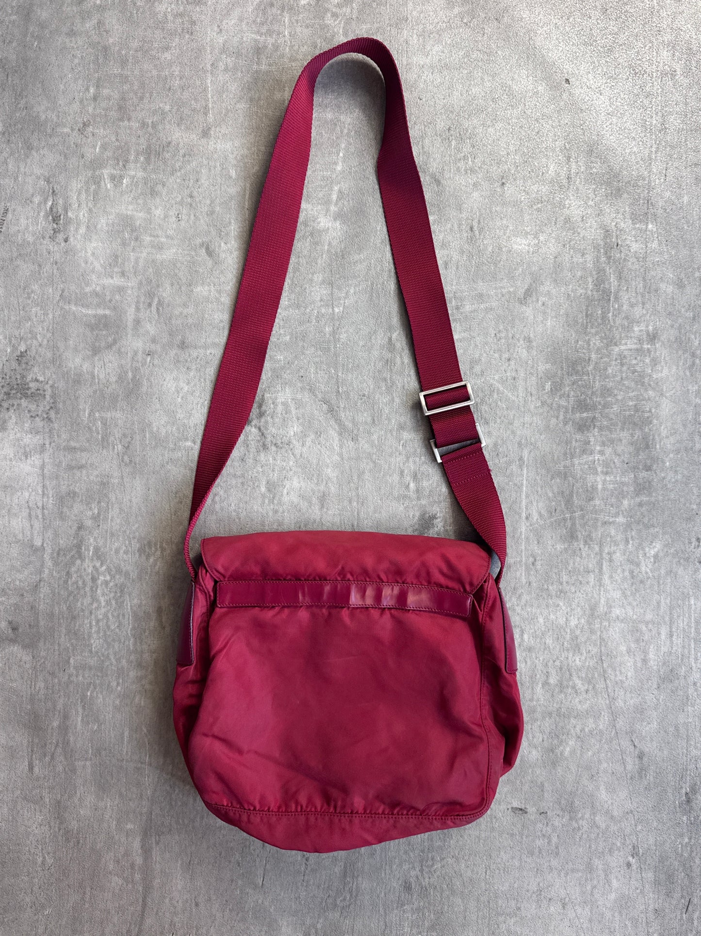 Prada Nylon Crossbody Messenger Bag