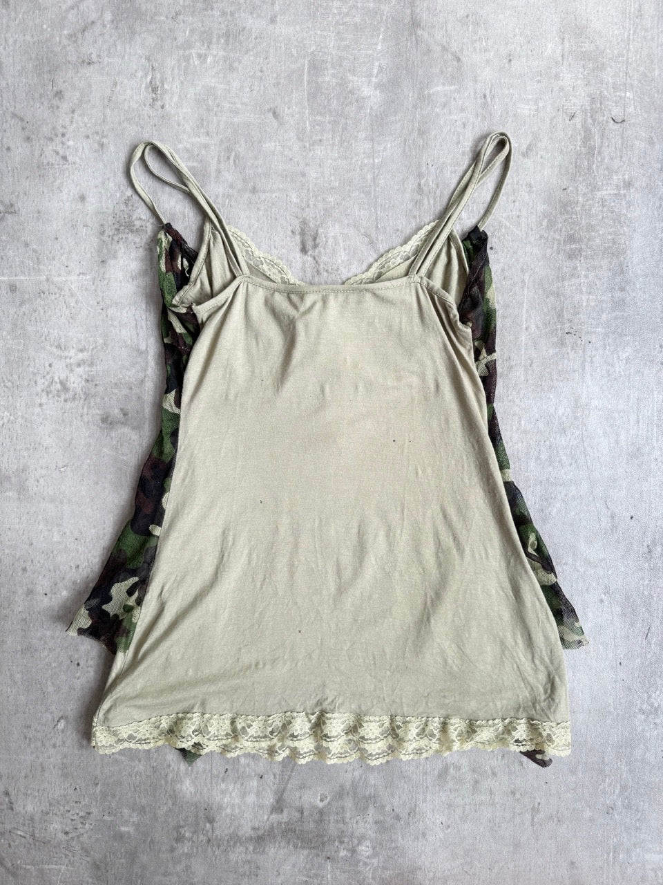Camo Layered Cami Top