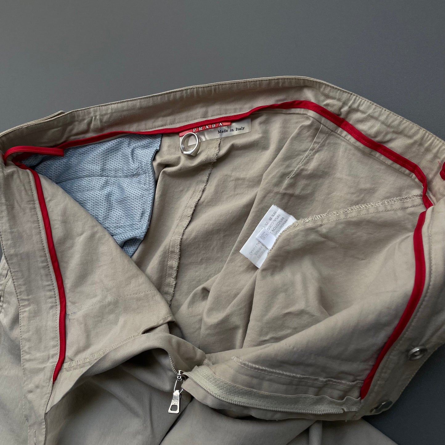 Prada Sport Beige SS00 Shorts | Medium, Beige