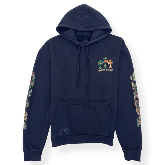 CHROME HEARTS HORSESHOE CROSS HOODIE BLACK / CAMO L | Large, Black