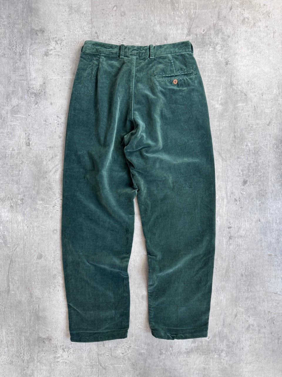 1990s C.P. Company Green Velour Trousers